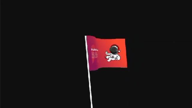 Nasheed Station Astronaut Flag